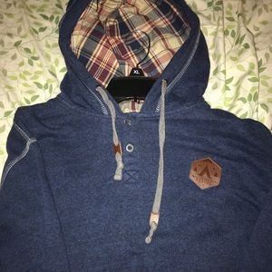 Dravus light skateboard hoodie with buttons